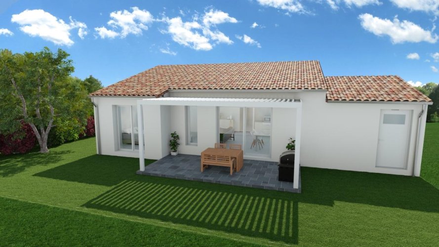 Maison de 86 m² + terrain de 400 m² à Rochemaure